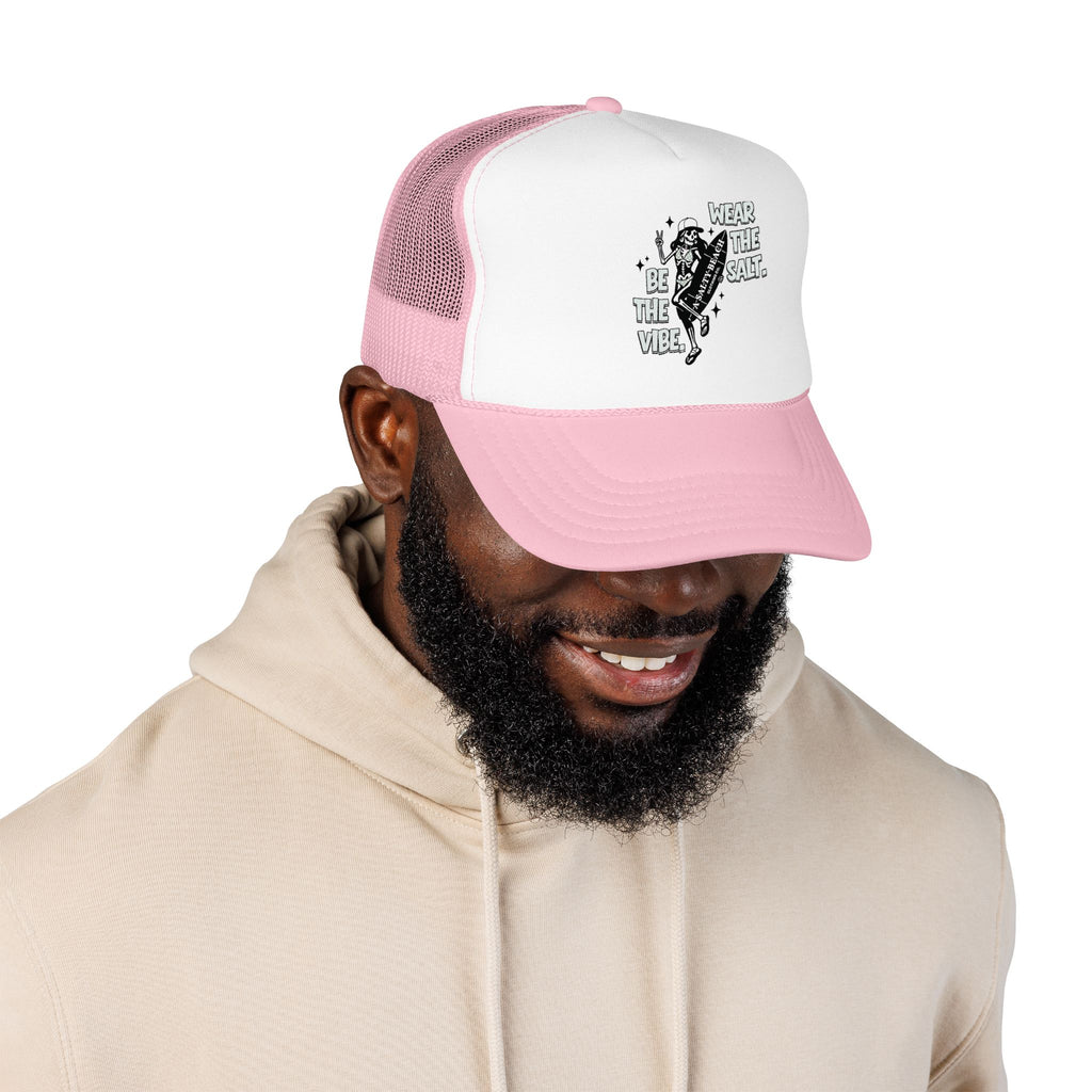 The "Skeleton Chic" Trucker Hat