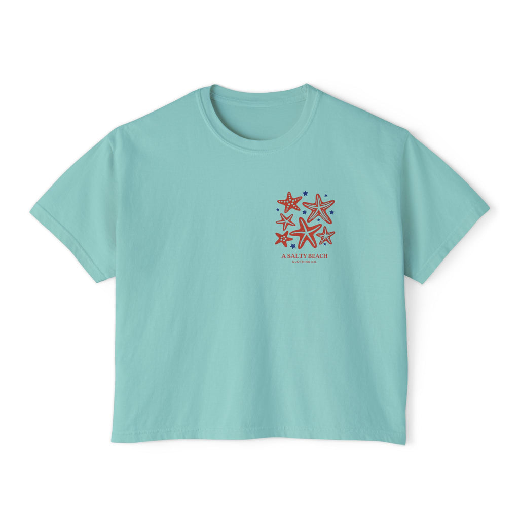Star-Spangled & Salty Boxy Tee