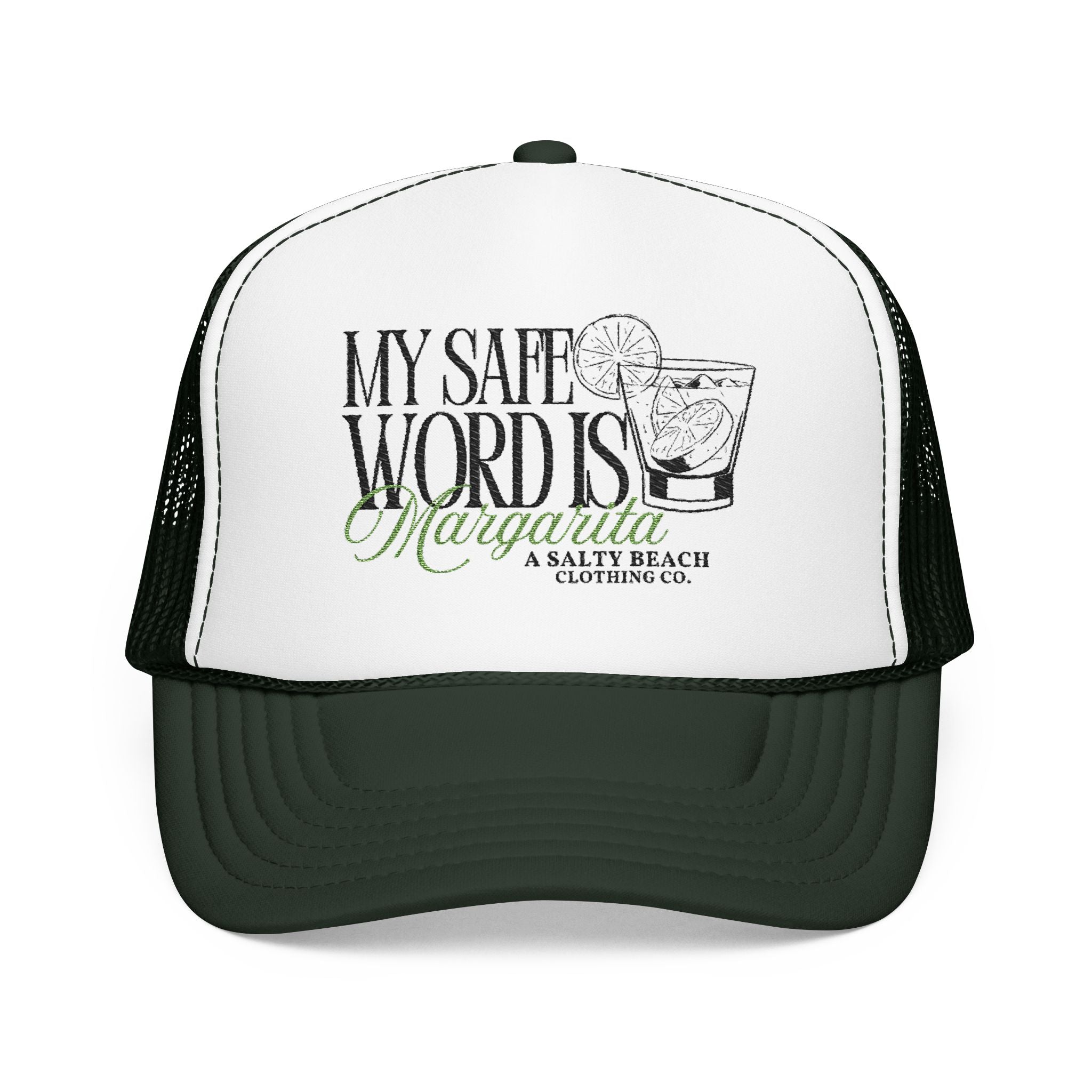 "My Safe Word Is Margarita" Trucker Hat