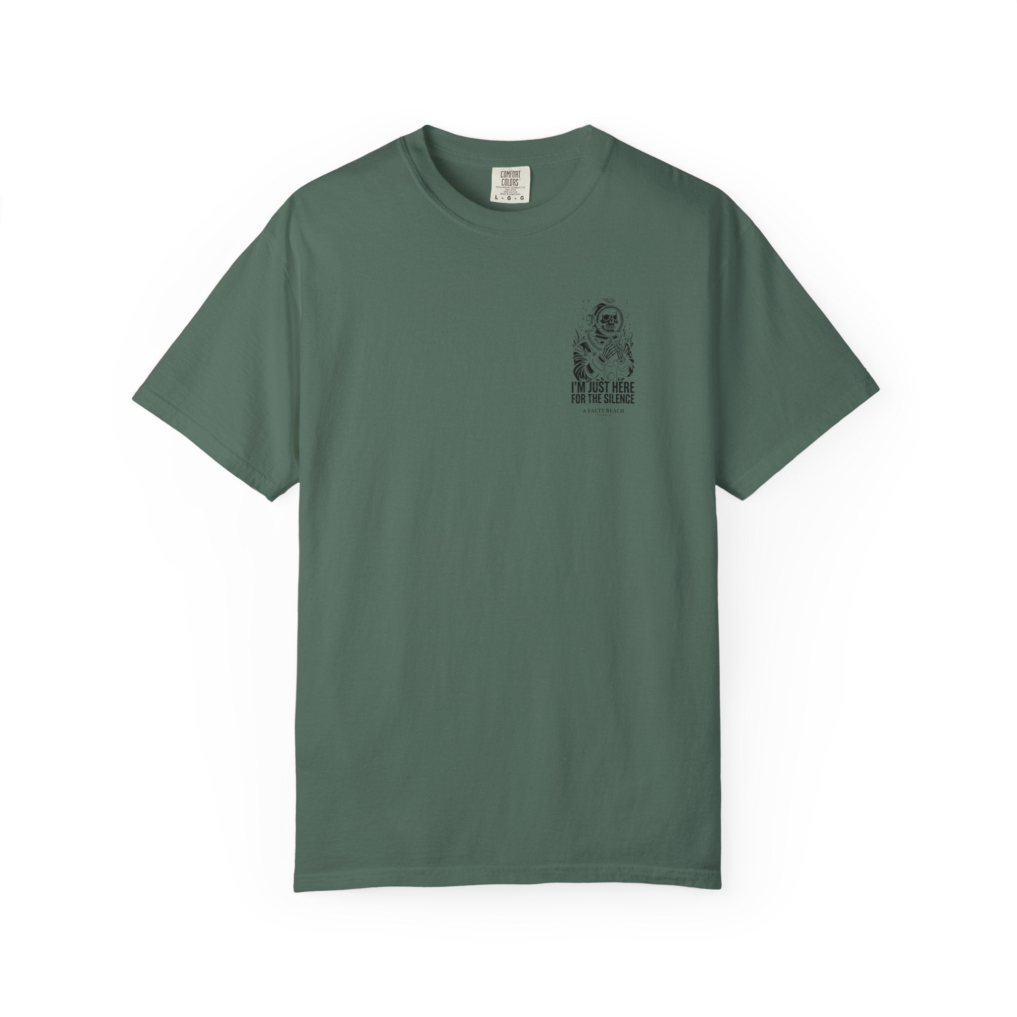 The "I'm Just Here for the Silence" Men's Tee