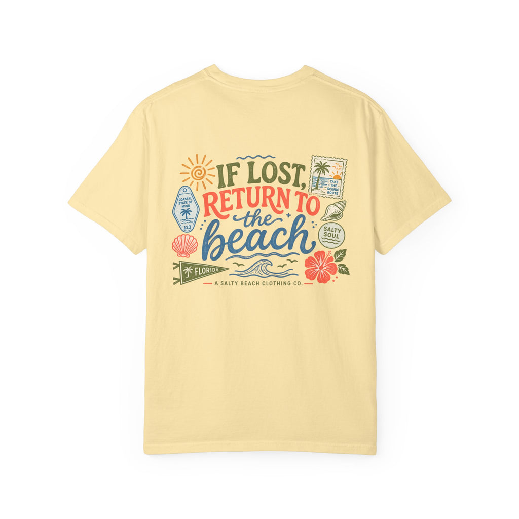 If Lost Return to the Beach Tee
