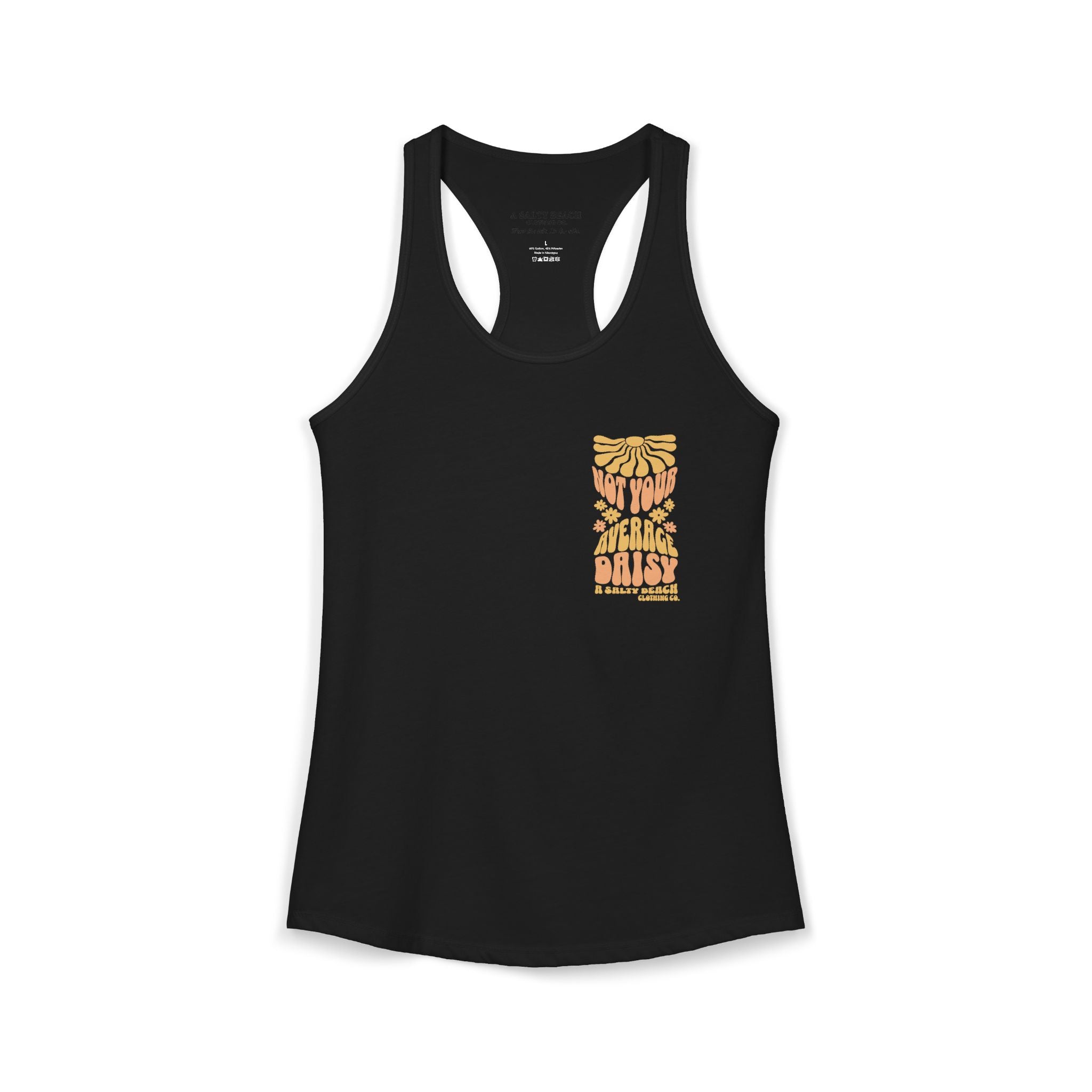 Not Your Average Daisy Racerback Tank