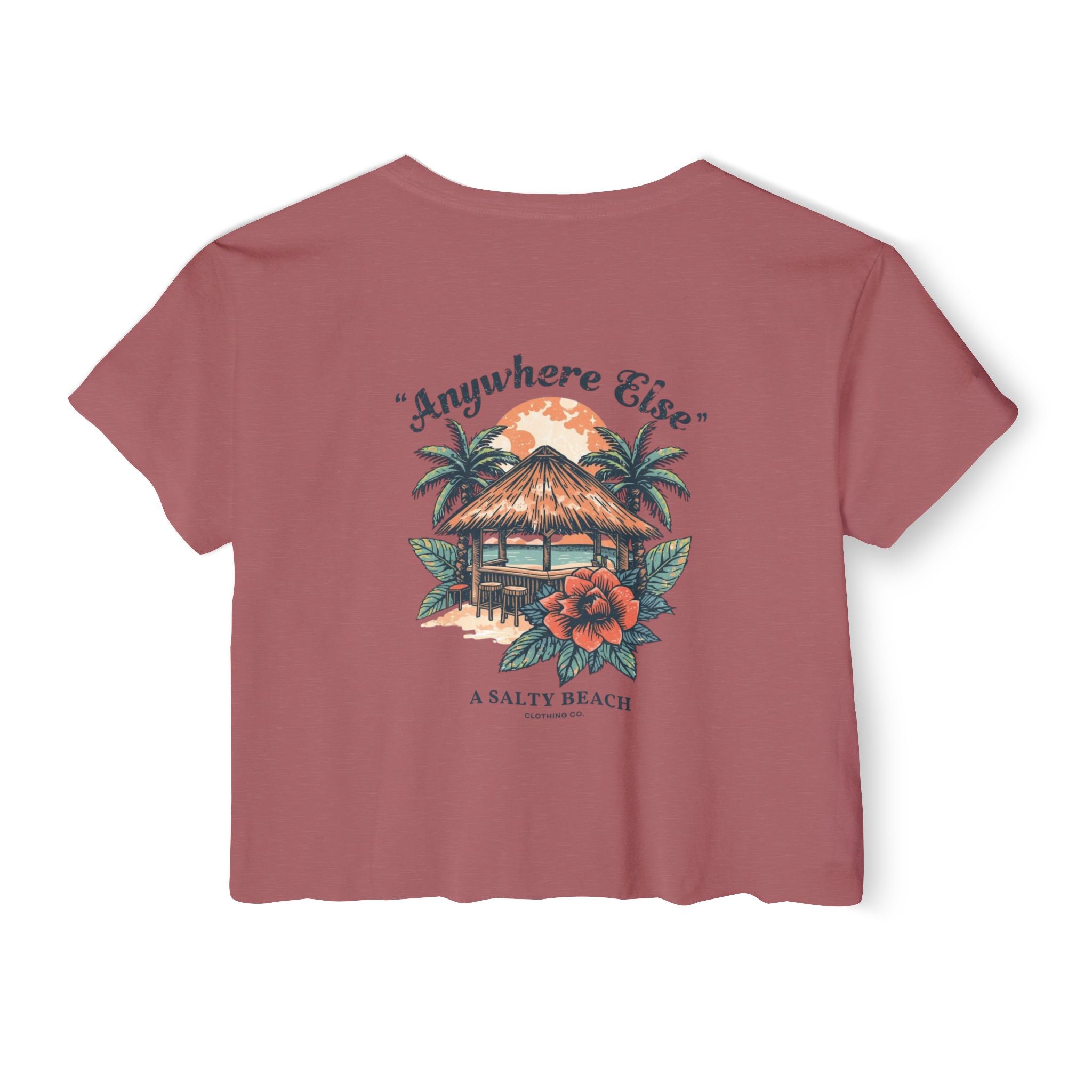 "I'd Rather Be Anywhere Else" Crop Top