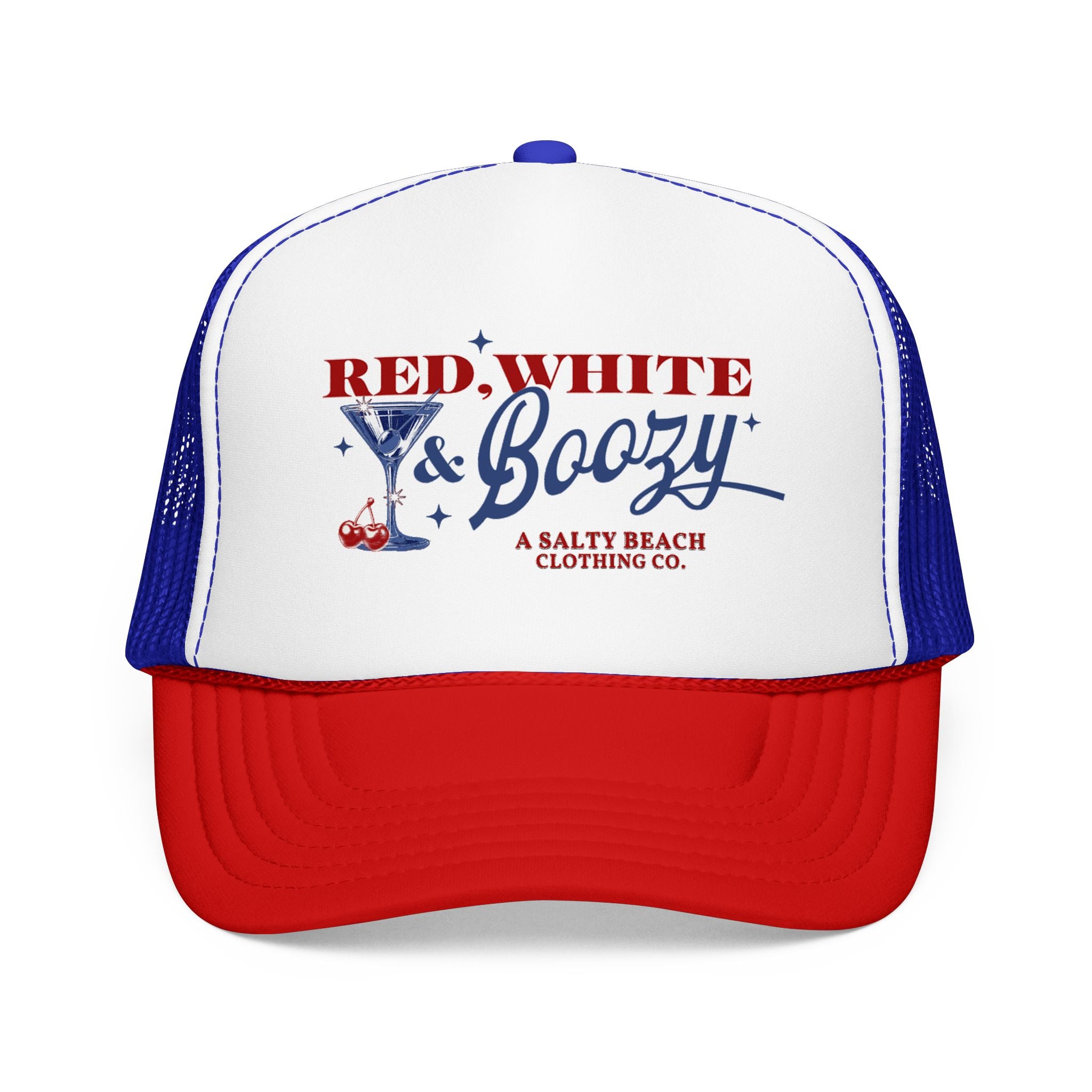 Red, White, & Boozy Trucker Hat