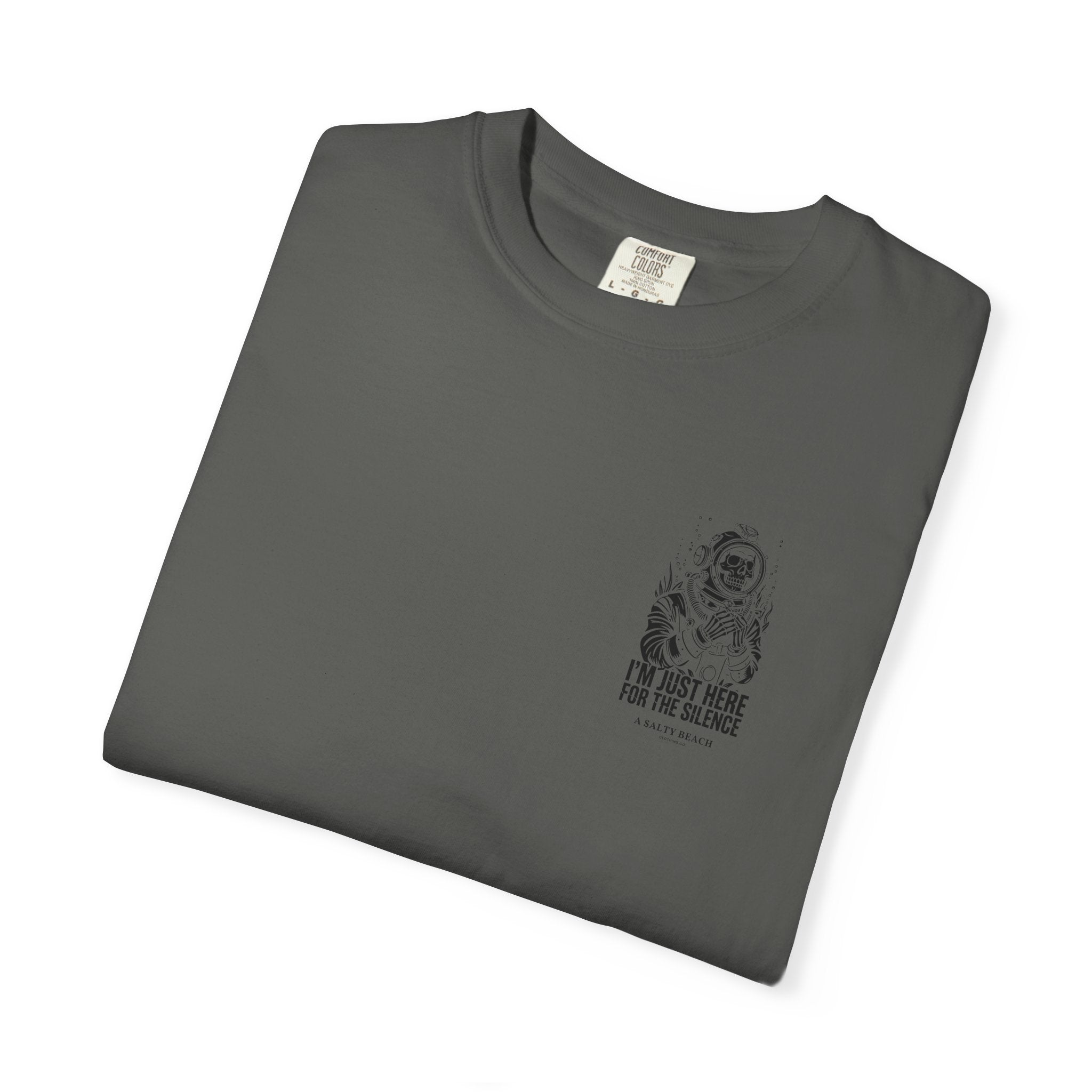 The "I'm Just Here for the Silence" Men's Tee