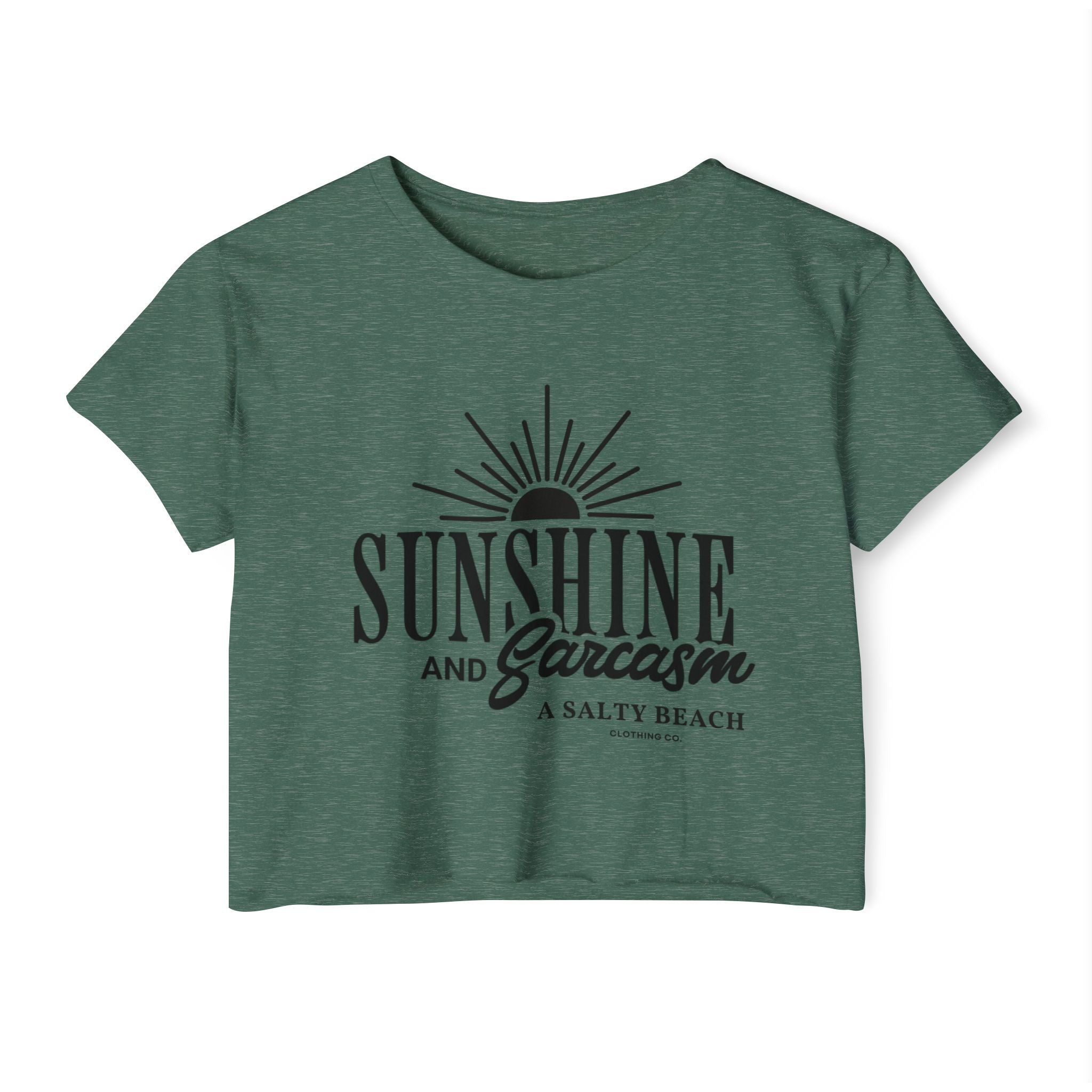 Sunshine and Sarcasm Crop Top