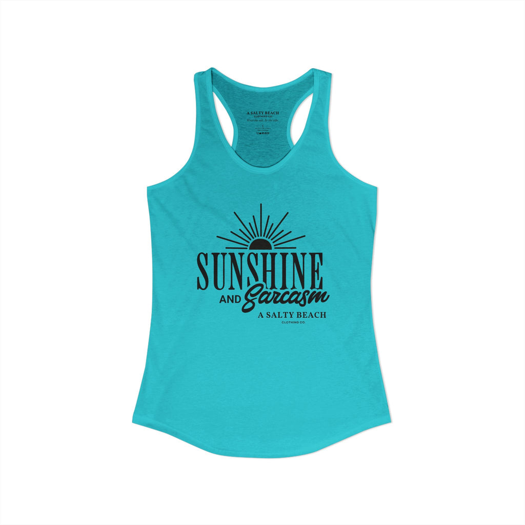 Sunshine and Sarcasm Racerback Tank