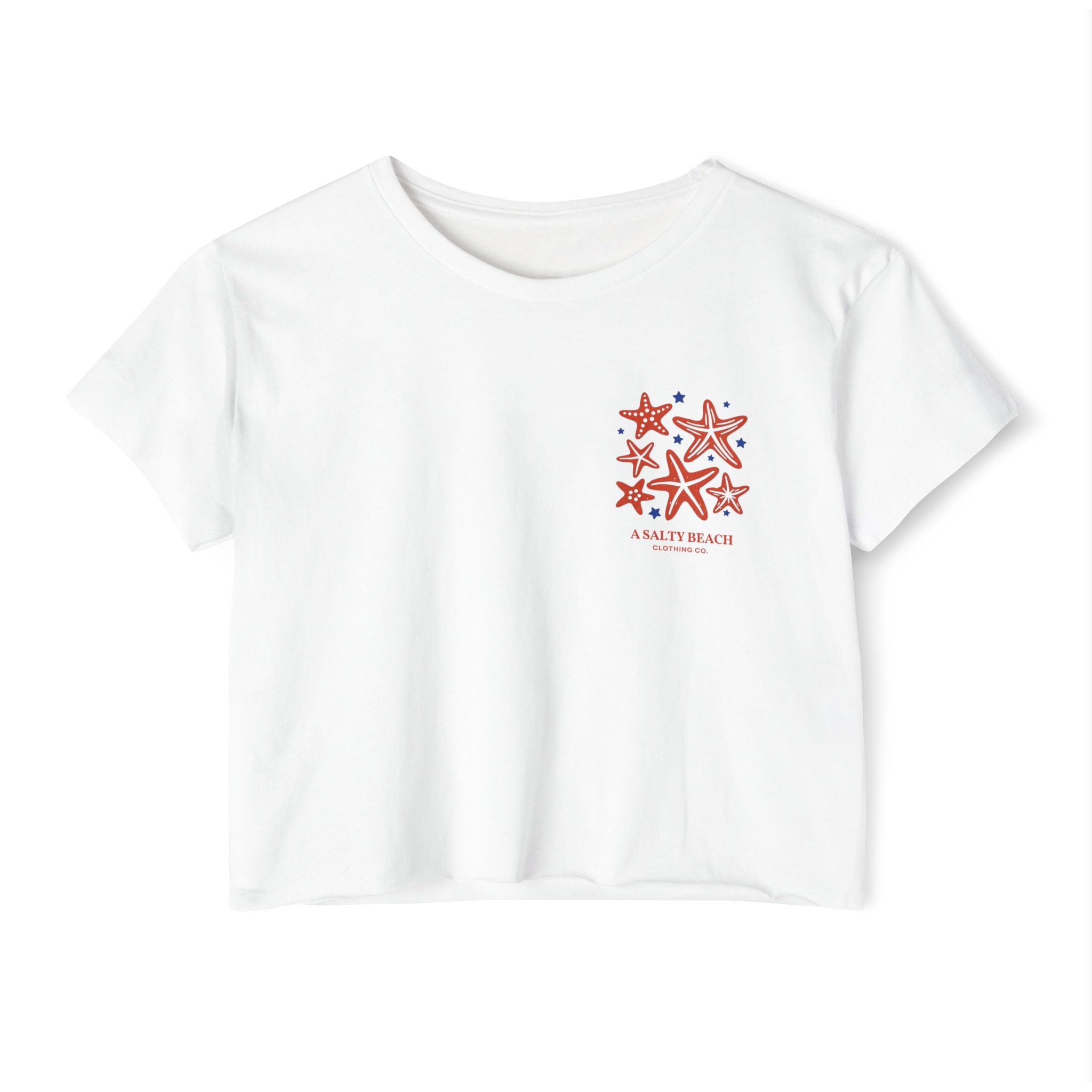 Star Spangled, & Salty Crop Tee