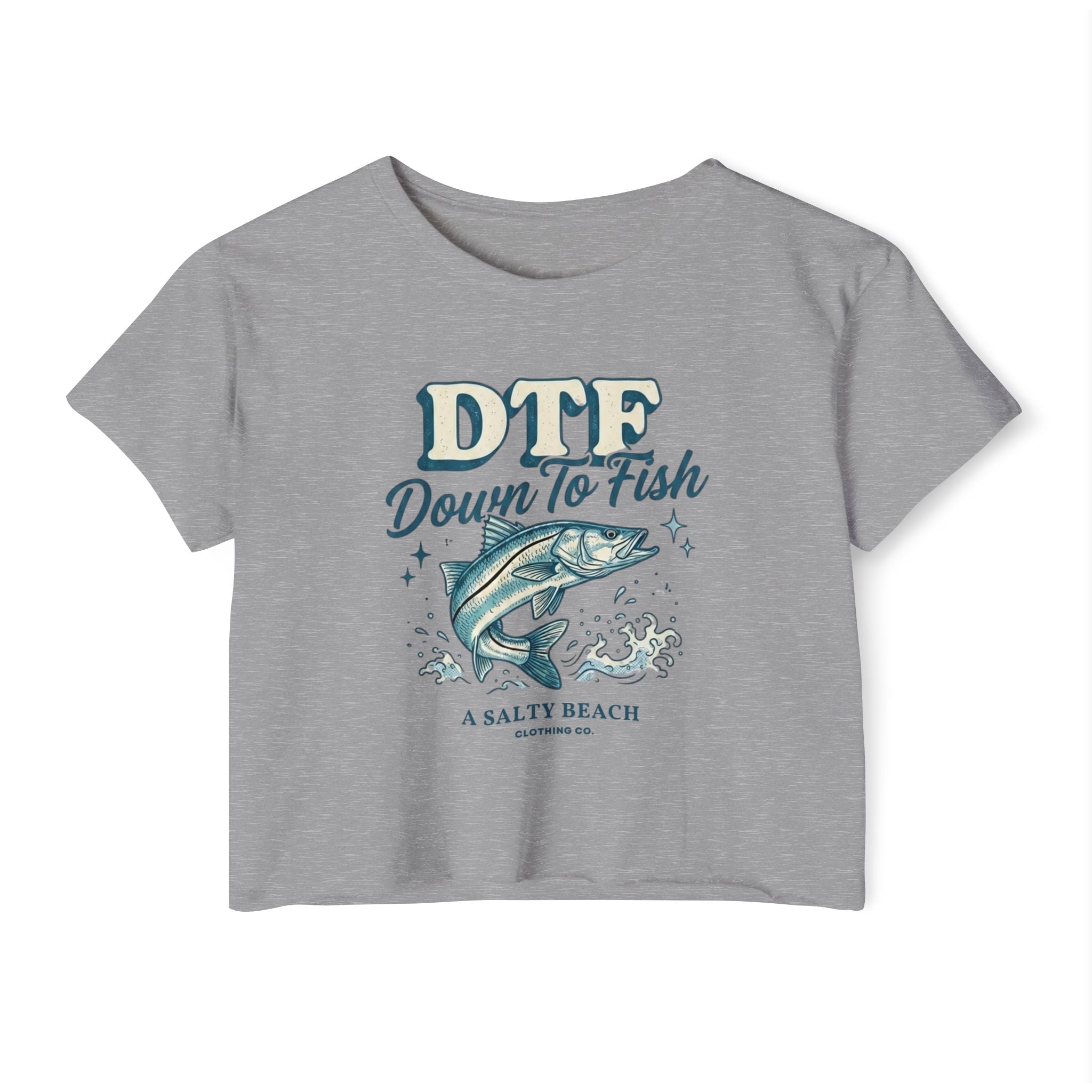 DTF "Down To Fish" Crop Top