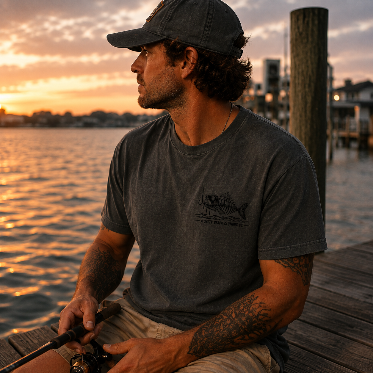 Dockside After Dark Men's Tee