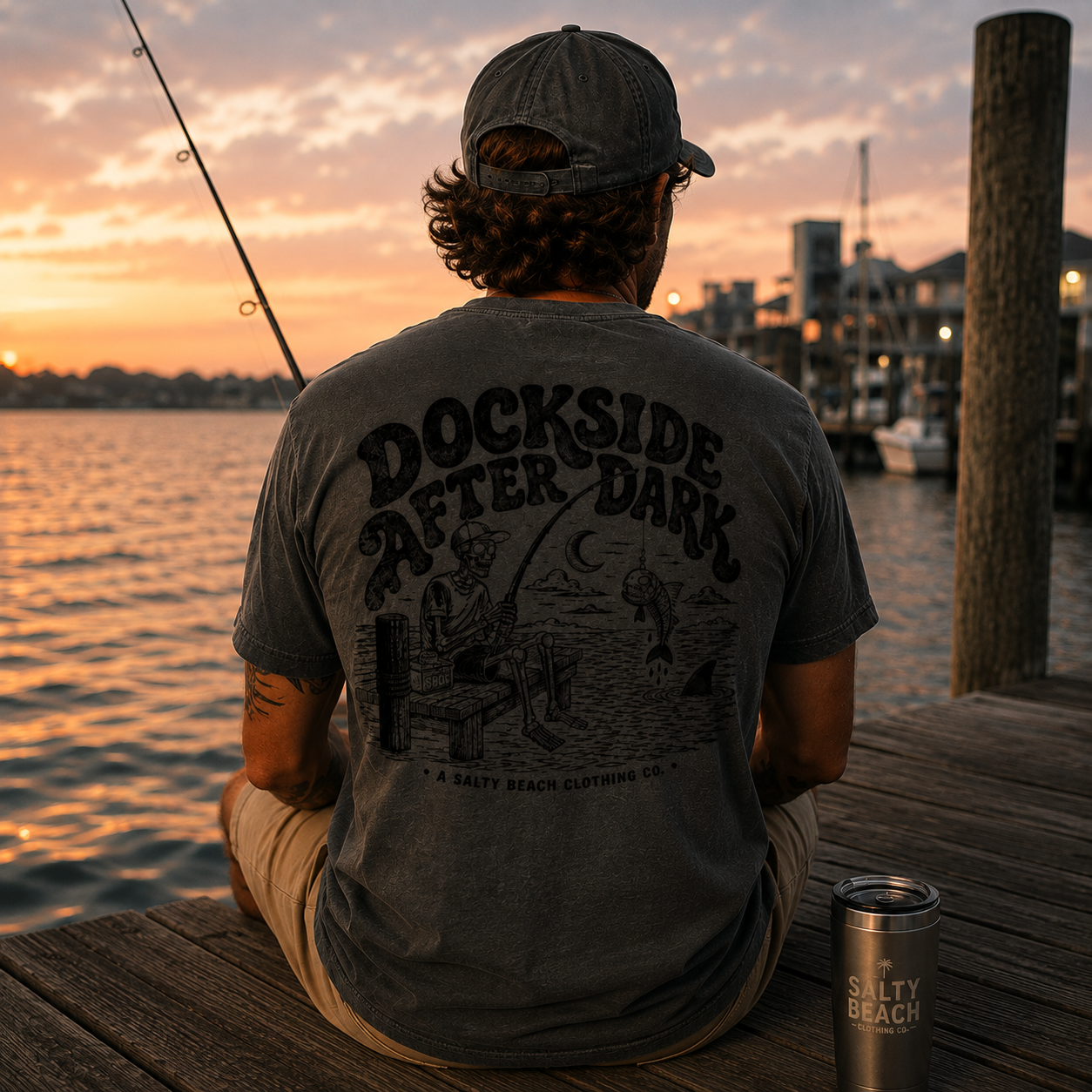 Dockside After Dark Men's Tee