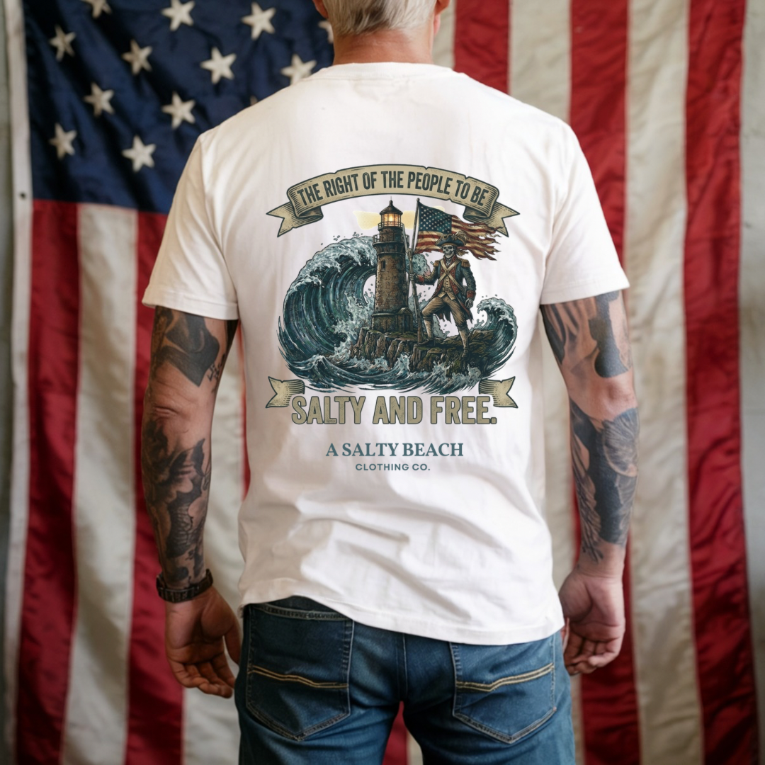 Salty and Free Men's Tee