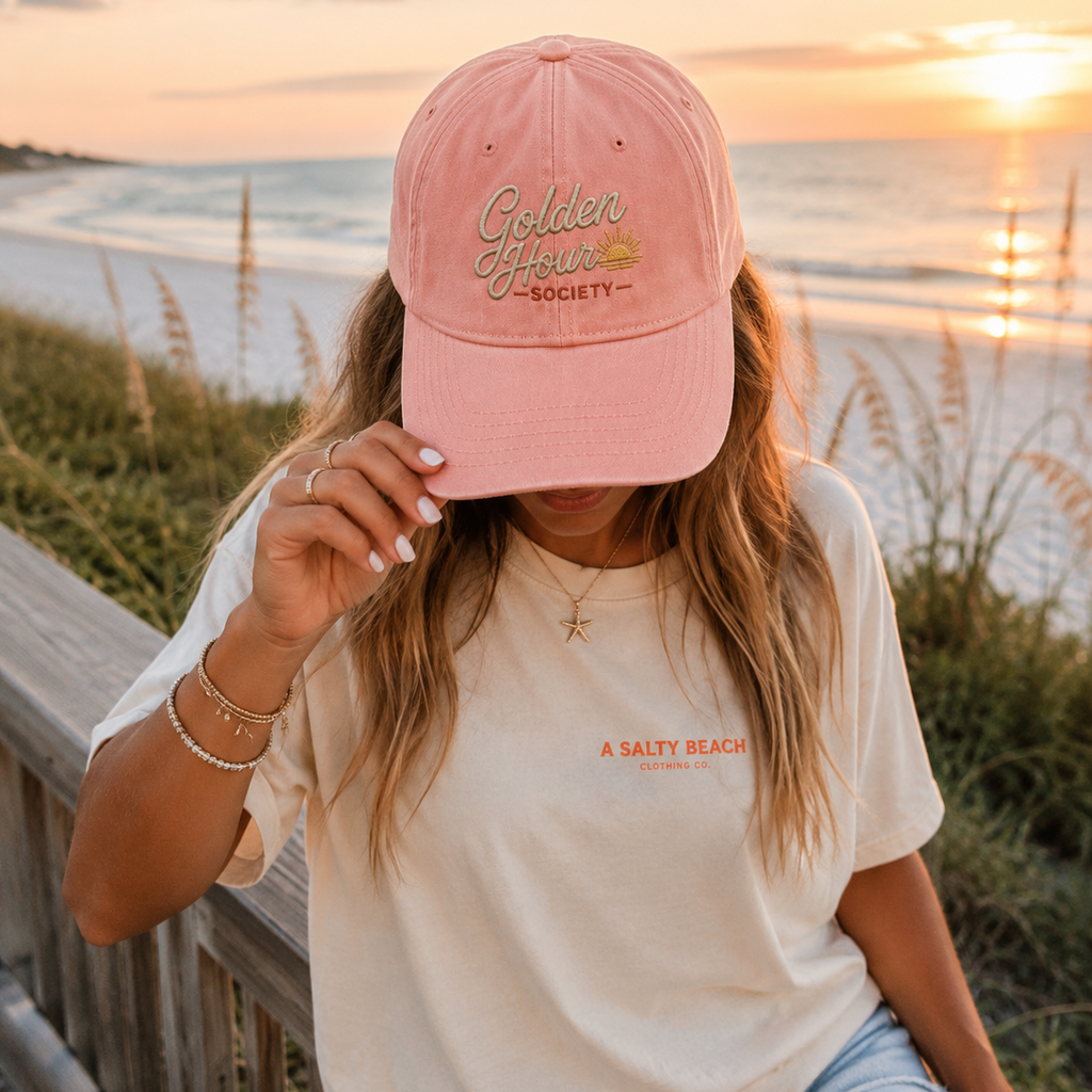 Golden Hour Society Embroidered Baseball Cap