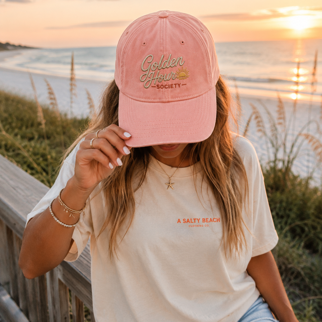 Golden Hour Society Embroidered Baseball Cap