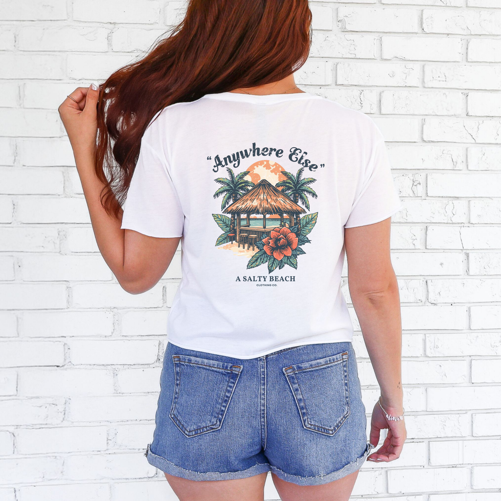 "I'd Rather Be Anywhere Else" Crop Top