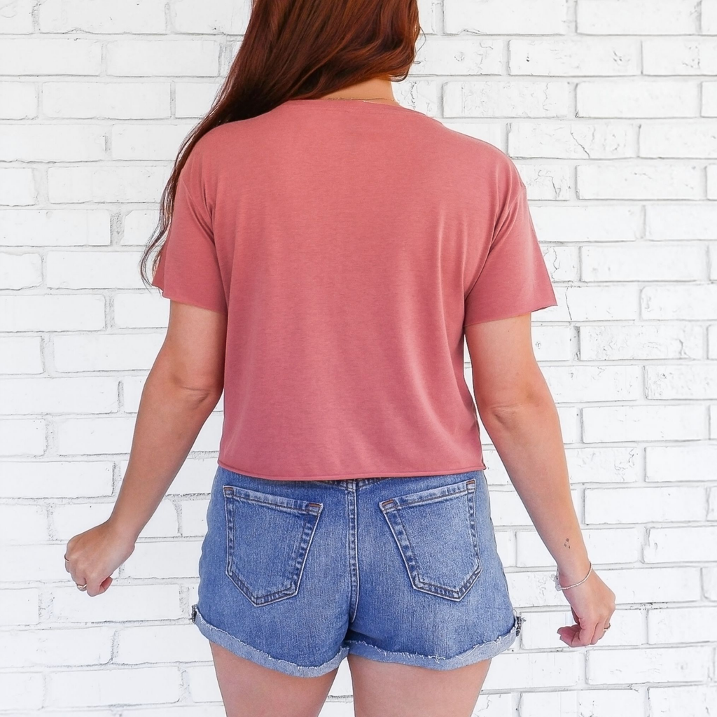 Red, White, & Boozy Crop Tee