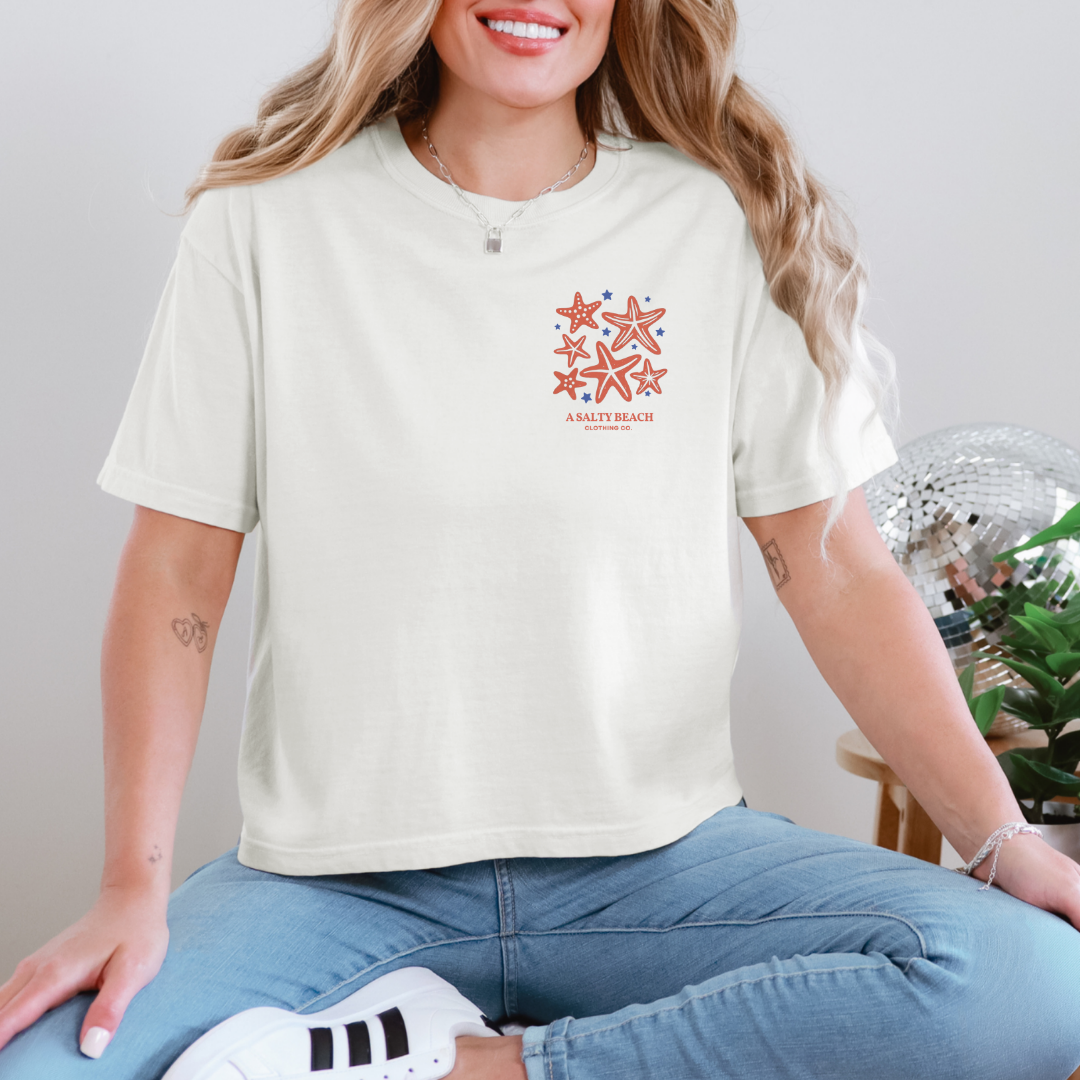 Star-Spangled & Salty Boxy Tee