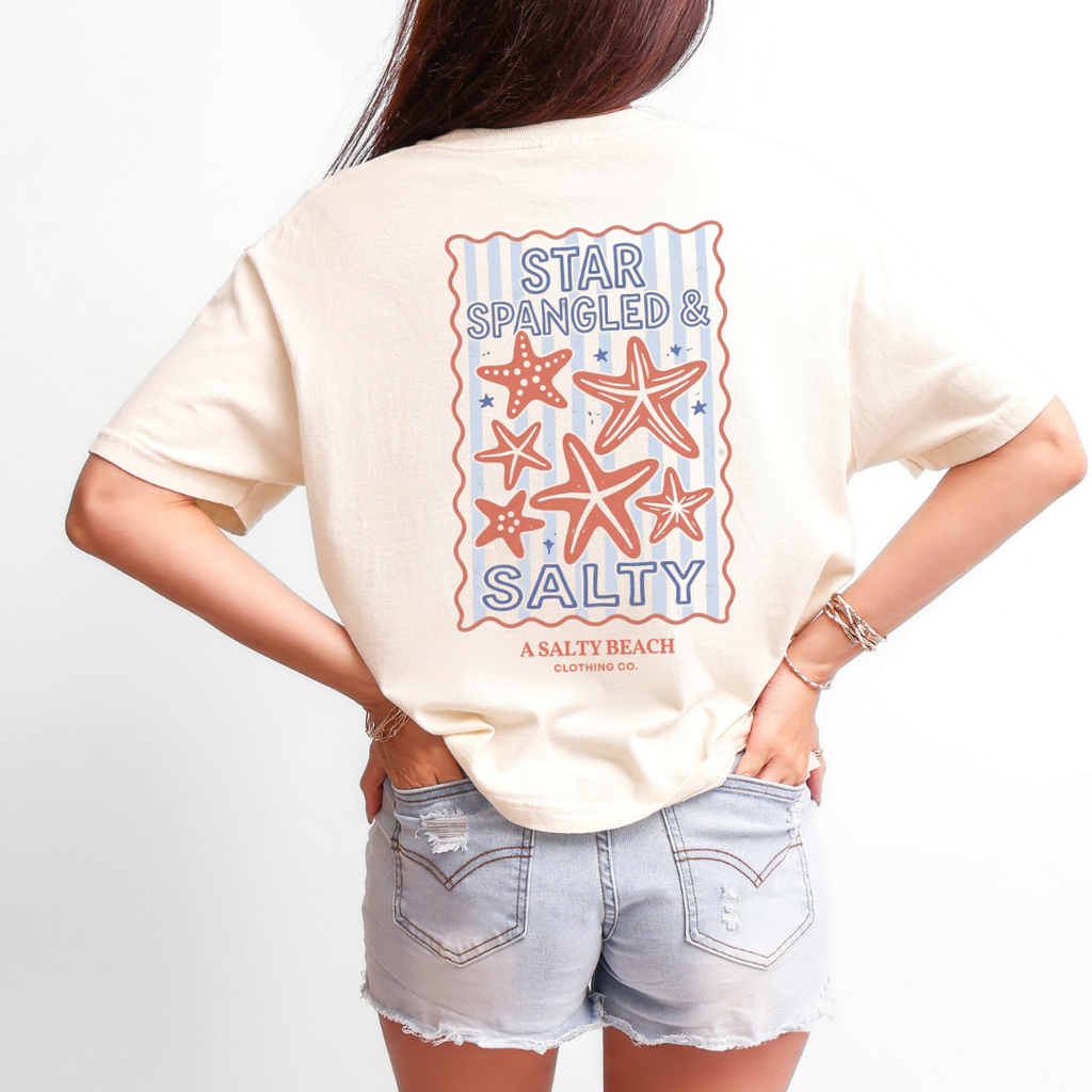 Star-Spangled & Salty Boxy Tee