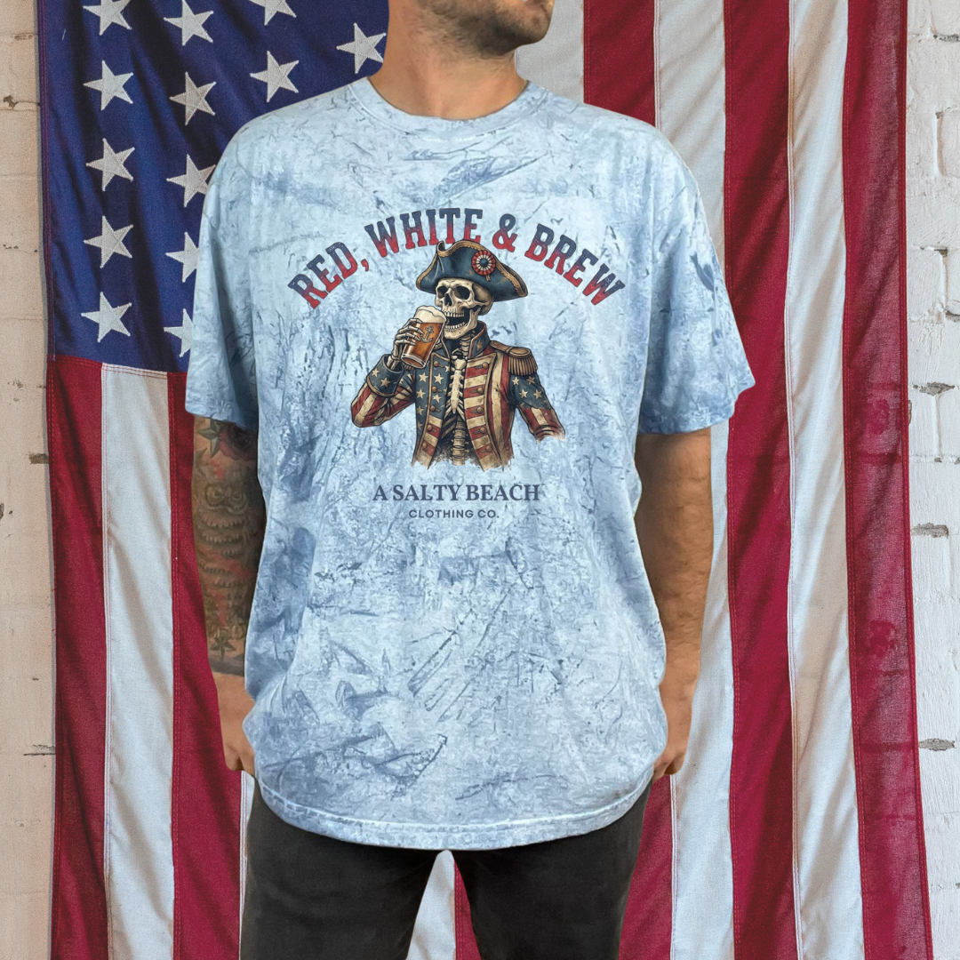 Red, White,  & Brew Men's Tee