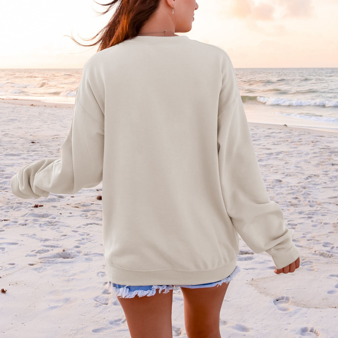 "Born Salty. Staying That Way." Crewneck Sweatshirt